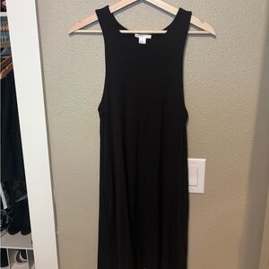H&M Black A Line Dress